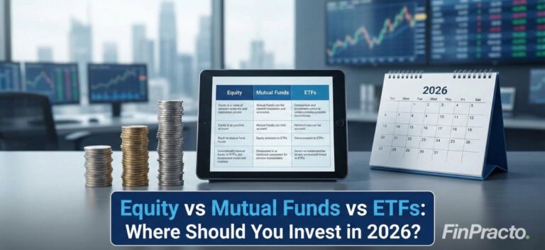Smart Investing in 2026 – Equity vs Mutual Funds vs ETFs for Indian Investors