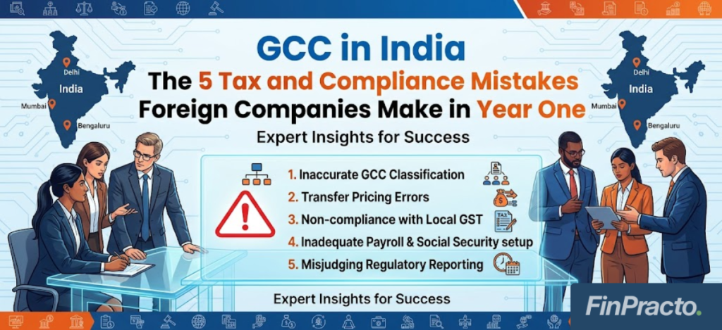 GCC in India – The 5 Tax and Compliance Mistakes Foreign Companies Make in Year One 