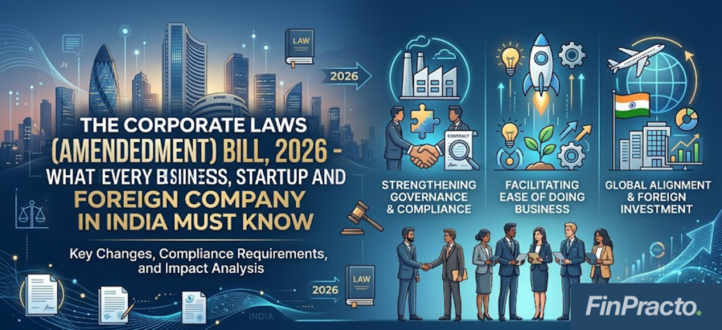 The Corporate Laws (Amendment) Bill, 2026 – What Every Business, Startup and Foreign Company in India Must Know 