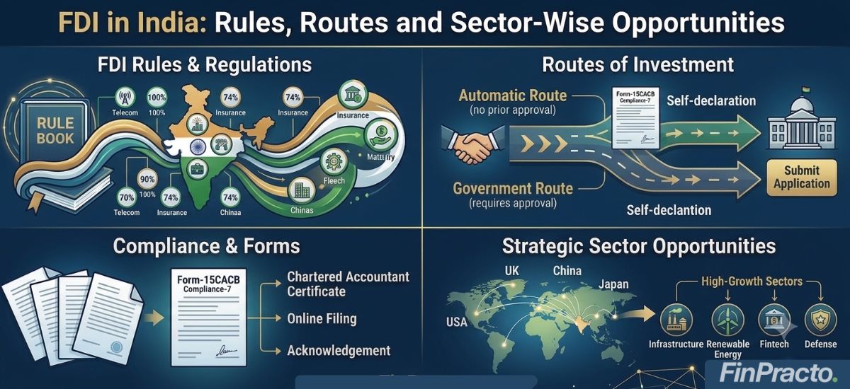 FDI in India: Rules, Routes and Sector-Wise Opportunities