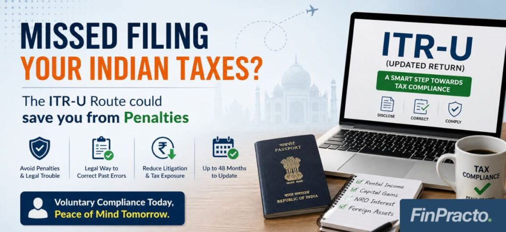 Missed Filing Your Indian Taxes? The ITR-U Route could save you from Penalties