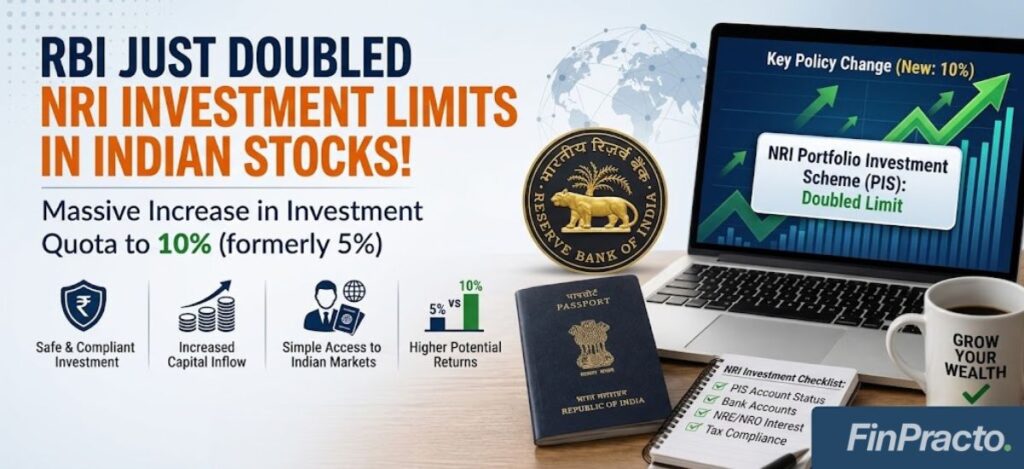 RBI Just Doubled NRI Investment Limits in Indian Stocks – What It Means and How to Act Now