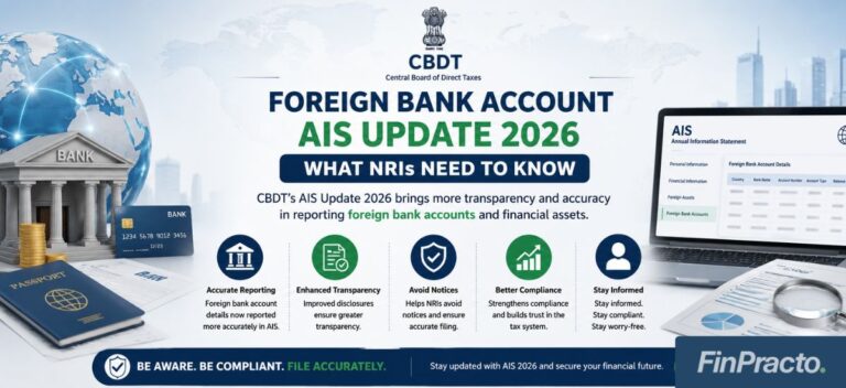 CBDT Foreign Bank Account AIS Update 2026: What NRIs need to know
