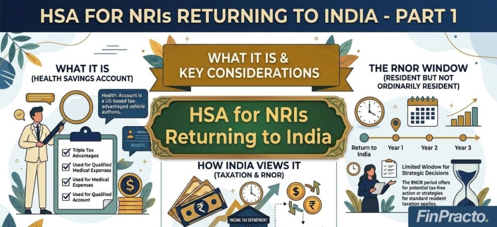HSA for NRIs Returning to India – Part 1: What it is, How India Views it and the RNOR Window You Cannot Afford to Miss